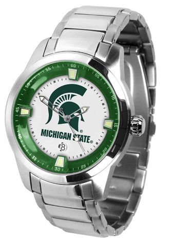 Michigan State Spartans - Men's Titan Steel Watch