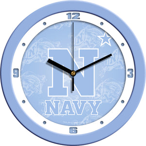 Naval Academy Midshipmen - Baby Blue Wall Clock - SuntimeDirect