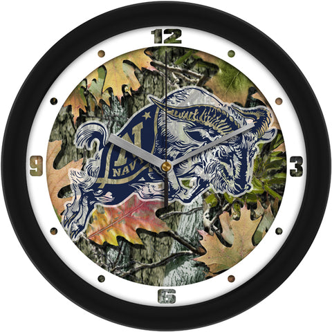 Naval Academy Midshipmen - Camo Wall Clock - SuntimeDirect