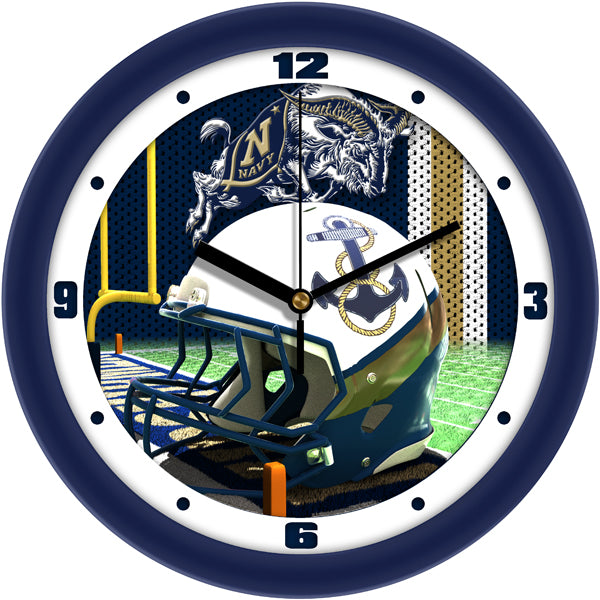 Naval Academy Midshipmen - Football Helmet Wall Clock - SuntimeDirect