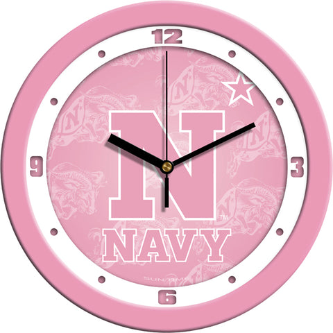Naval Academy Midshipmen - Pink Wall Clock - SuntimeDirect