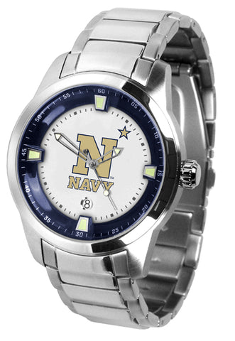 Naval Academy Midshipmen - Men's Titan Steel Watch