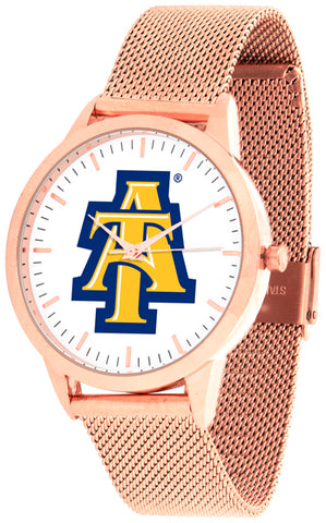 North Carolina A&T Aggies - Mesh Statement Watch - Rose Band - SuntimeDirect