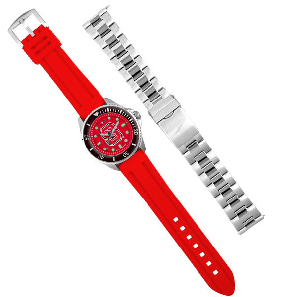 NC State Wolfpack Men's Contender Watch Gift Set