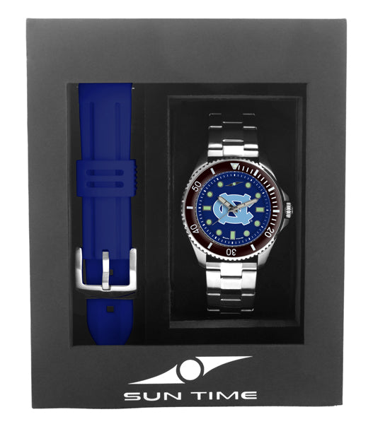 North Carolina Tar Heels Men's Contender Watch Gift Set