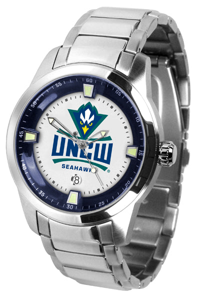 North Carolina Wilmington Seahawks - Men's Titan Steel Watch