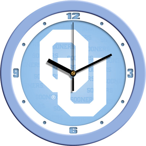 Oklahoma Sooners - Baby Blue Wall Clock