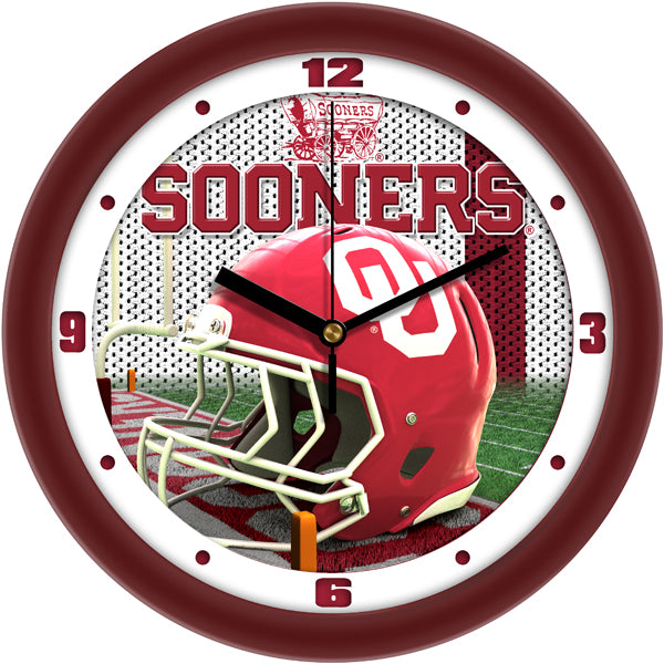 Oklahoma Sooners - Football Helmet Wall Clock