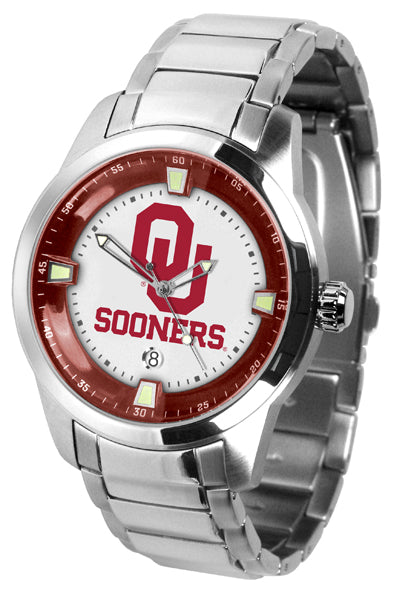 Oklahoma Sooners - Men's Titan Steel Watch