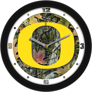 Oregon Ducks - Camo Wall Clock - SuntimeDirect