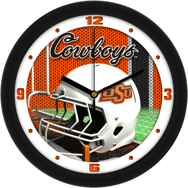 Oklahoma State Cowboys - Football Helmet Wall Clock - SuntimeDirect