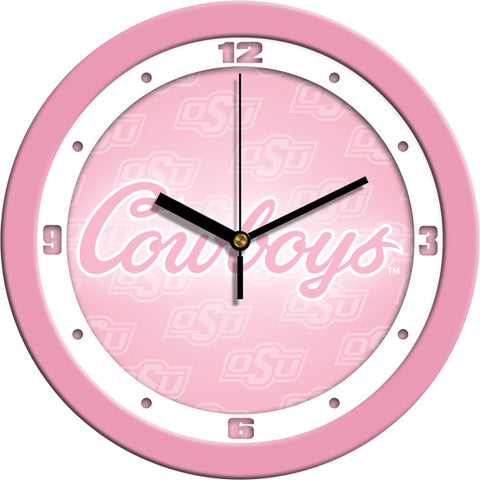 Oklahoma State Cowboys - Pink Wall Clock - SuntimeDirect
