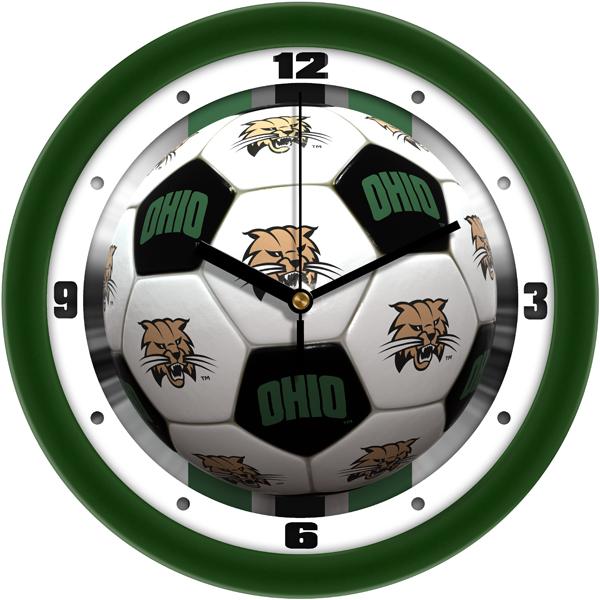 Ohio University Bobcats - Soccer Wall Clock - SuntimeDirect