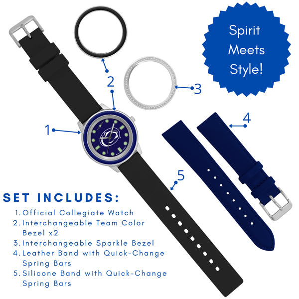 Penn State Nittany Lions Unisex Colors Watch Gift Set