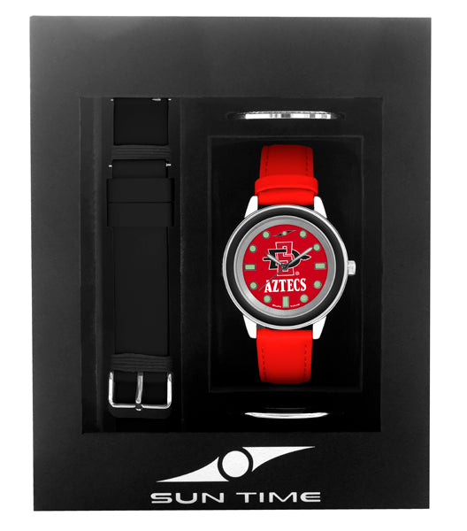 San Diego State Aztecs Unisex Colors Watch Gift Set