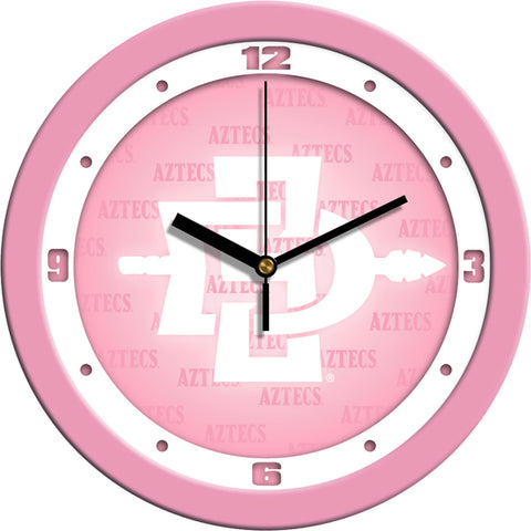 San Diego State Aztecs - Pink Wall Clock - SuntimeDirect