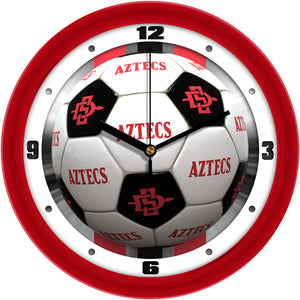 San Diego State Aztecs - Soccer Wall Clock - SuntimeDirect