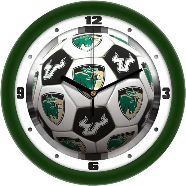 South Florida Bulls - Soccer Wall Clock - SuntimeDirect