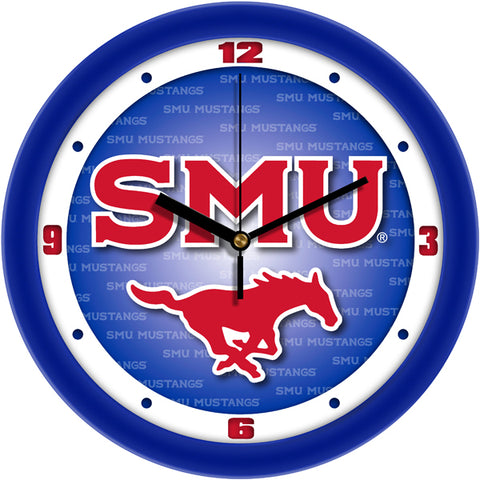 Southern Methodist University Mustangs - Dimension Wall Clock - SuntimeDirect
