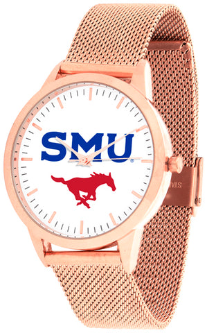 Southern Methodist University Mustangs - Mesh Statement Watch - Rose Band - SuntimeDirect