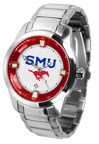 Southern Methodist University Mustangs - Men's Titan Steel Watch