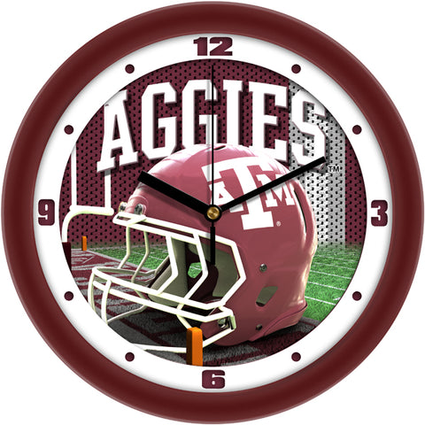 Texas A&M Aggies - Football Helmet Wall Clock