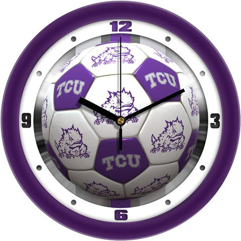 Texas Christian Horned Frogs - Soccer Wall Clock - SuntimeDirect