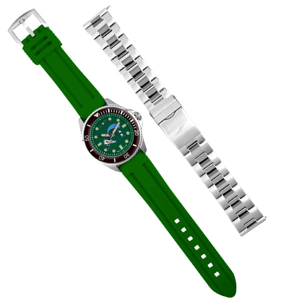 Tulane University Green Wave Men's Contender Watch Gift Set