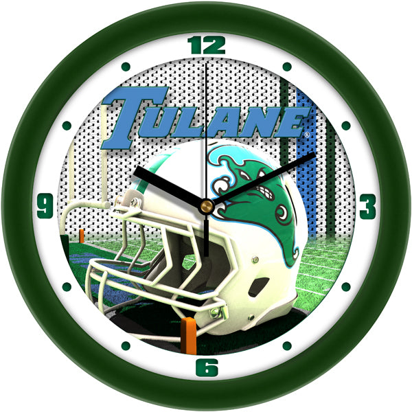 Tulane University Green Wave - Football Helmet Wall Clock - SuntimeDirect