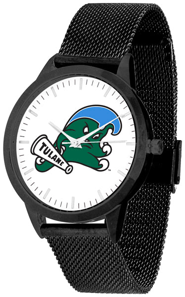 Tulane University Green Wave - Mesh Statement Watch - Black Band - SuntimeDirect