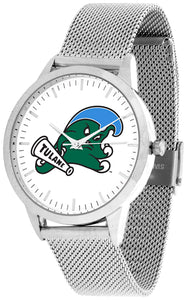 Tulane University Green Wave - Mesh Statement Watch - Silver Band - SuntimeDirect