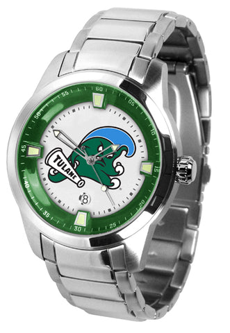 Tulane University Green Wave - Men's Titan Steel Watch