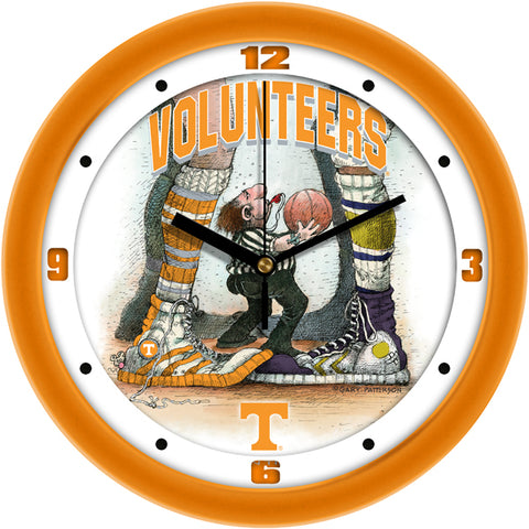 Tennessee Volunteers - "Jump Ball" Basketball Wall Clock - Art by Gary Patterson