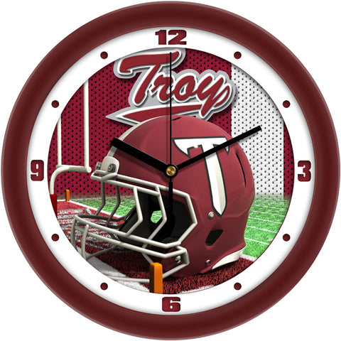 Troy Trojans - Football Helmet Wall Clock