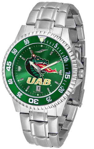 Alabama UAB Blazers - Competitor Steel AnoChrome  -  Color Bezel - SuntimeDirect