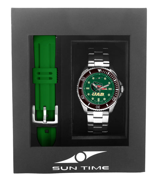 UAB Blazers Men's Contender Watch Gift Set