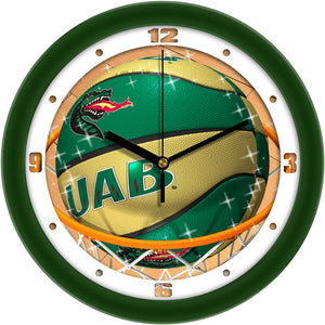 Alabama UAB Blazers - Slam Dunk Wall Clock - SuntimeDirect