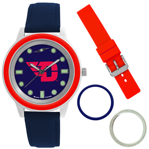 Dayton Flyers Unisex Colors Watch Gift Set