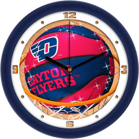 Dayton Flyers - Slam Dunk Wall Clock - SuntimeDirect