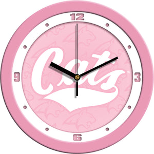 Montana State Bobcats - Pink Wall Clock