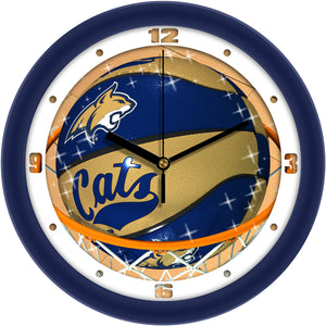 Montana State Bobcats - Slam Dunk Wall Clock