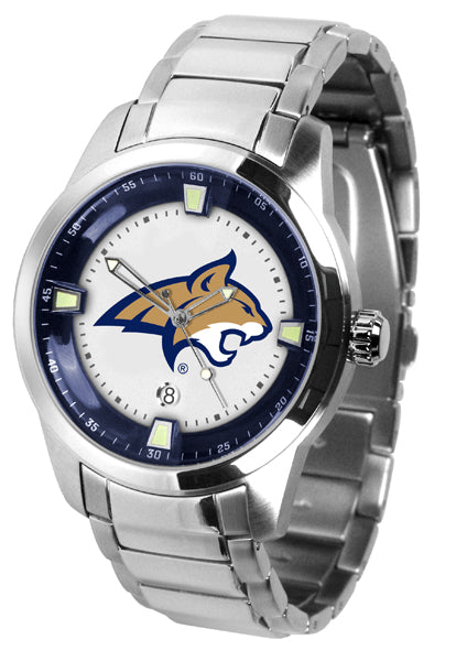 Montana State Bobcats - Men's Titan Steel Watch