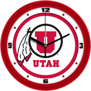 Utah Utes - Traditional Wall Clock - SuntimeDirect