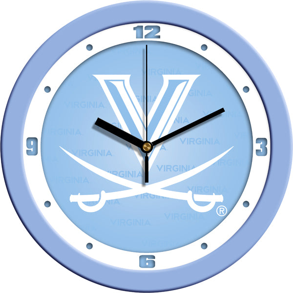 Virginia Cavaliers - Baby Blue Wall Clock