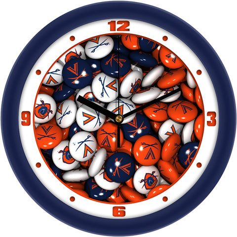 Virginia Cavaliers - Candy Wall Clock