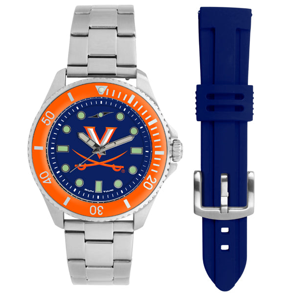 Virginia Cavaliers Men's Contender Watch Gift Set