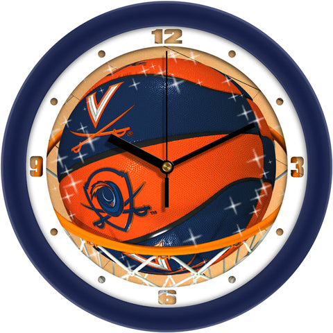 Virginia Cavaliers - Slam Dunk Wall Clock