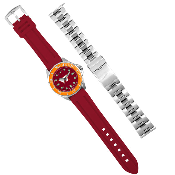 Virginia Tech Hokies Men's Contender Watch Gift Set