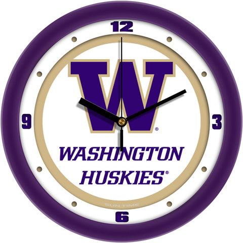 Washington Huskies - Traditional Wall Clock