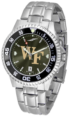 Wake Forest Demon Deacons - Competitor Steel AnoChrome  -  Color Bezel